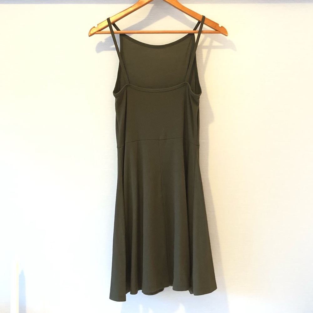 Lime And Chili Army Green Dress - Picture 3 of 4